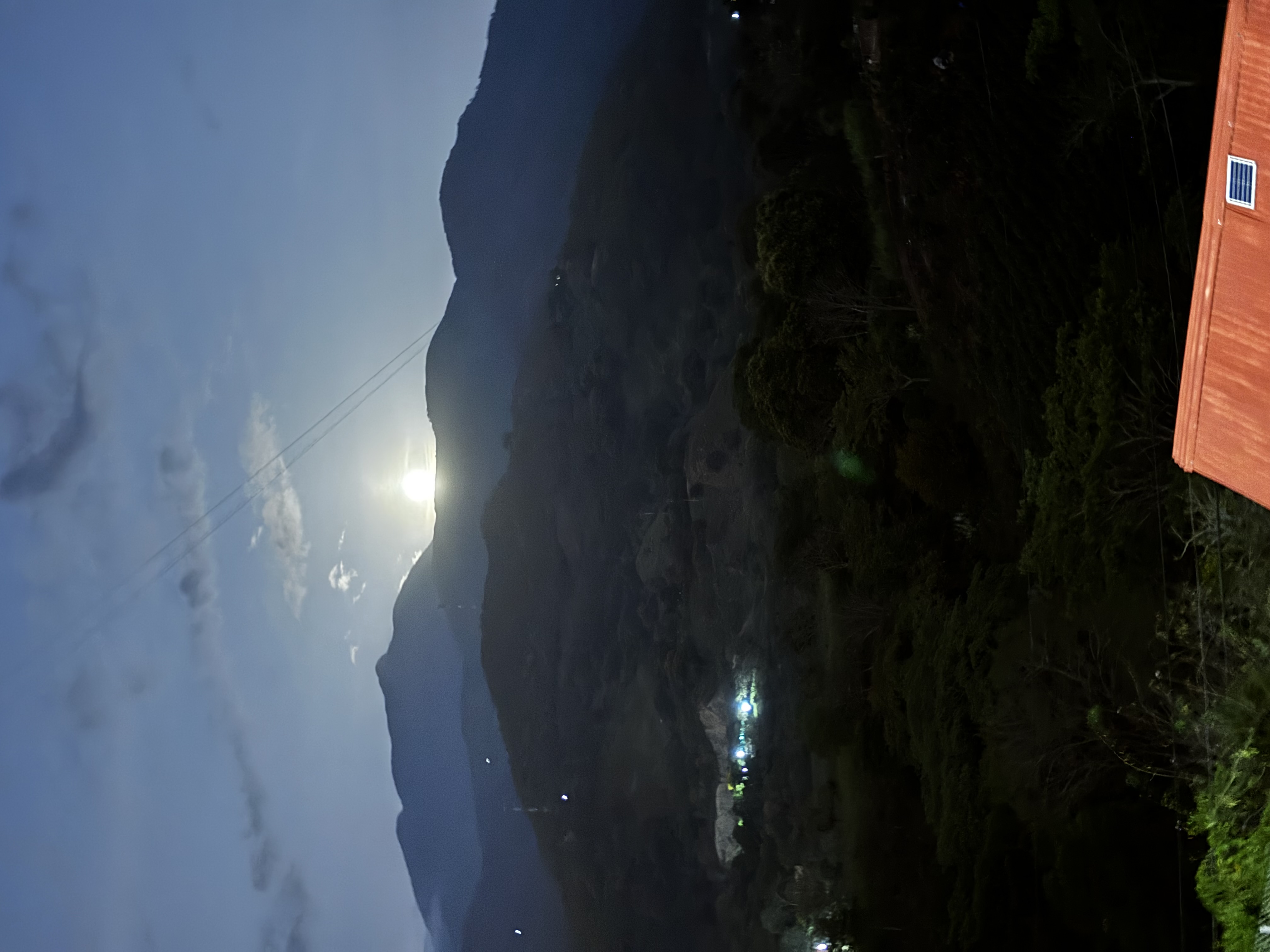 Fogata y noche